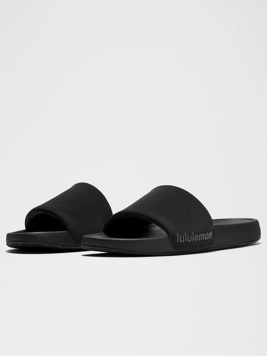 lululemon athletica Shoes - lululemon athletica Black Slide Sandals